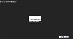 Desktop Screenshot of bonnier.compartment.se